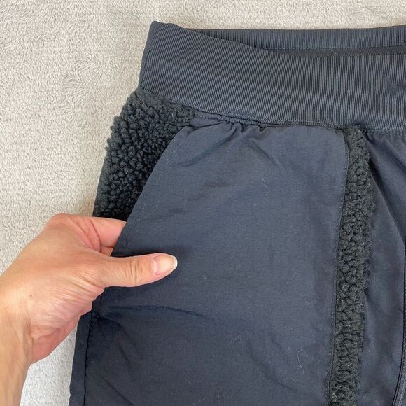 Nike Pants Women Large Black Sportswear Essential Woven High-Waisted Curve Activ - Picture 2 of 14